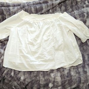 White flowy blouse